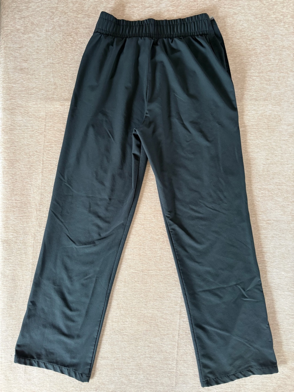 Y2K 90s Nike Pro Training Black Tear-Away Side Snap Athletic Warm-Up Pants - Picture 7 of 7